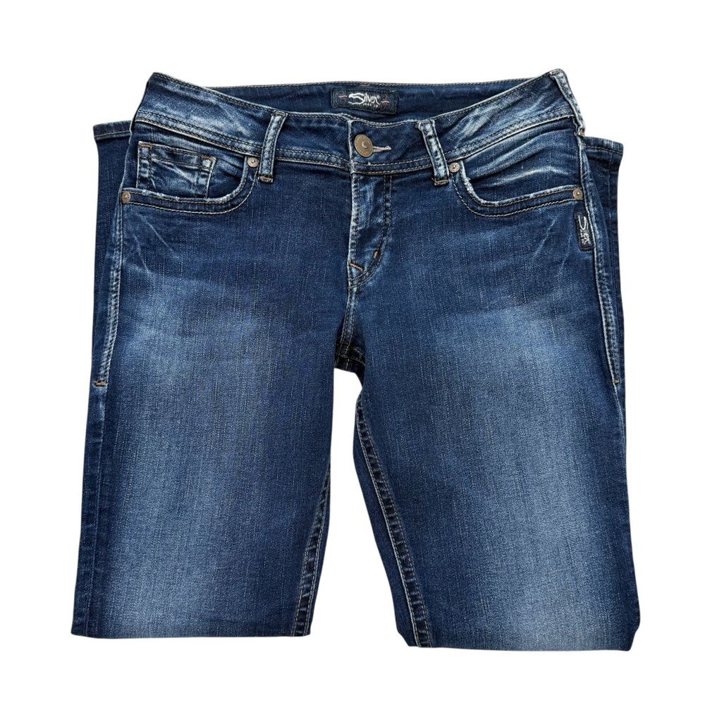 Silver Jeans Women's Suki super Skinny Dark Blue Jeans Size 29 - Picture 3 of 10